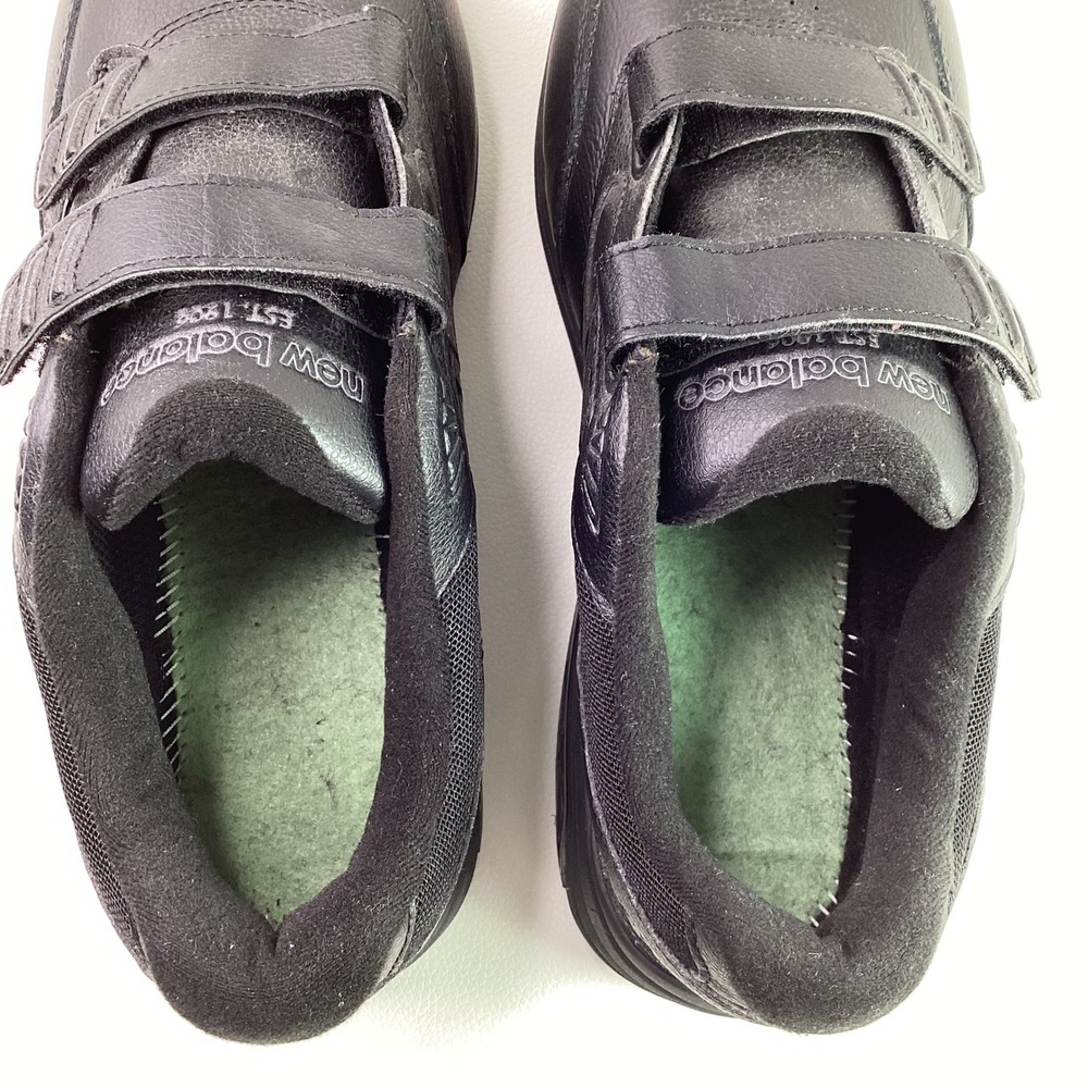New Balance 928v3 Mens 10 4E Black Leather Walking Shoe MW928HB3 Hook Loop Strap - Picture 4 of 9